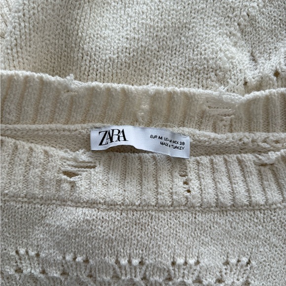 Zara Torn Knit Sweater - Picture 6 of 6